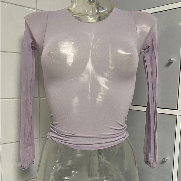 Body Wrappers Tops - Sheer Lavender Stocking Layer Ballet Top O/S NWOT